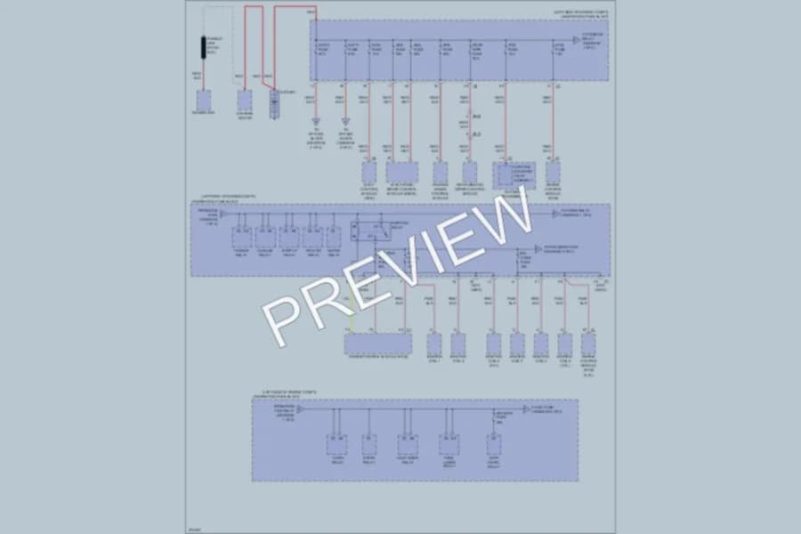 2013 Chevrolet CaptivaSport Power Distribution wiring diagram preview