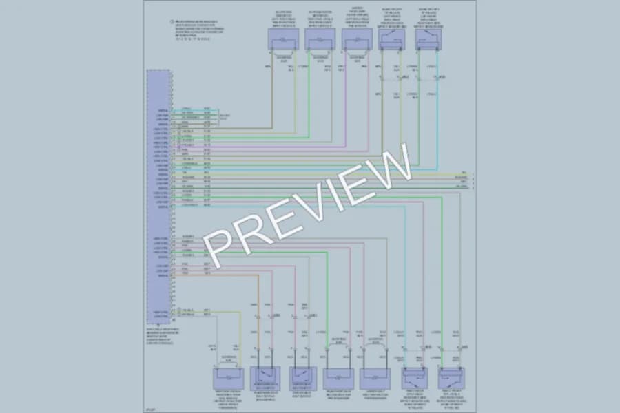 2013 Chevrolet CaptivaSport Supplemental Restraints wiring diagram preview