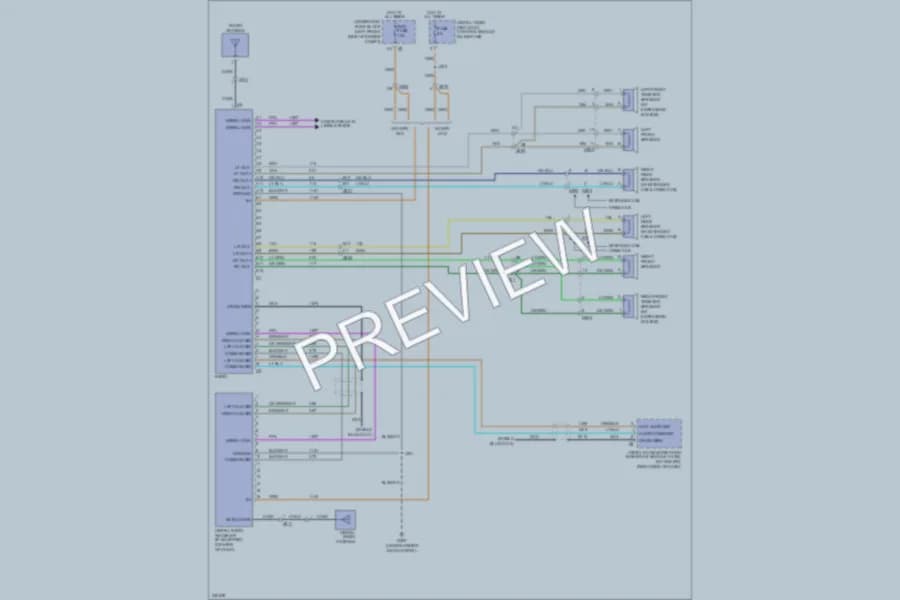 2013 Chevrolet Colorado Radio wiring diagram preview