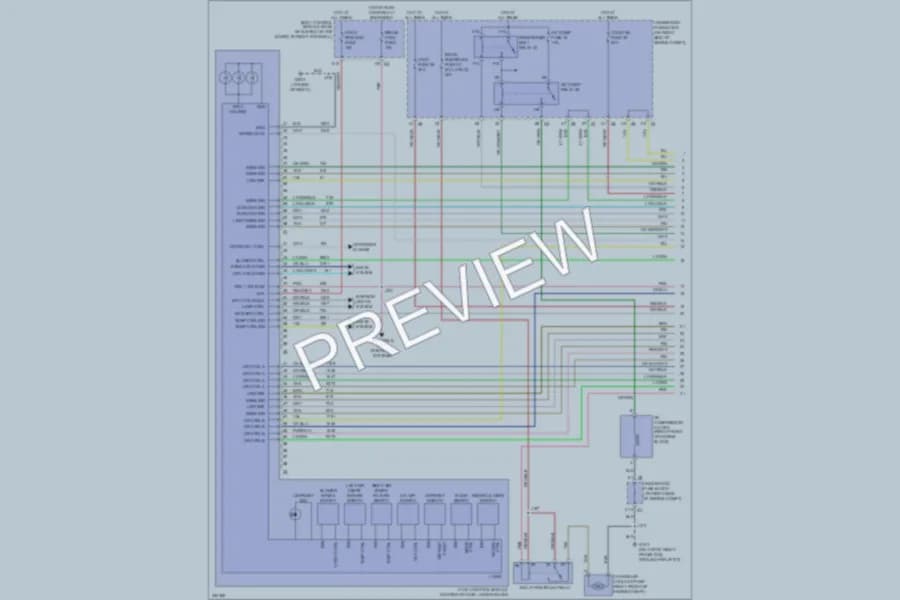 2013 Chevrolet Corvette Air Conditioning wiring diagram preview