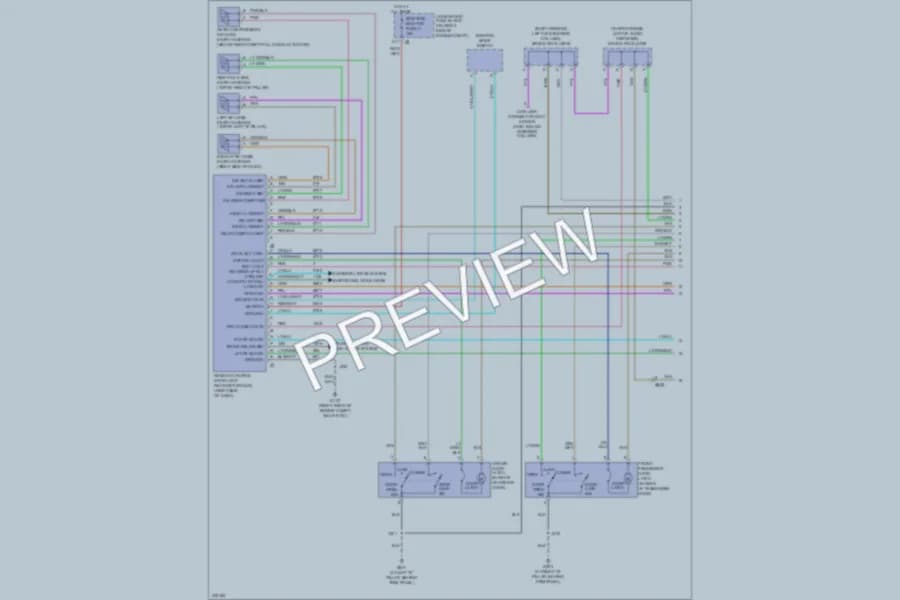 2013 Chevrolet Corvette Power Door Locks wiring diagram preview