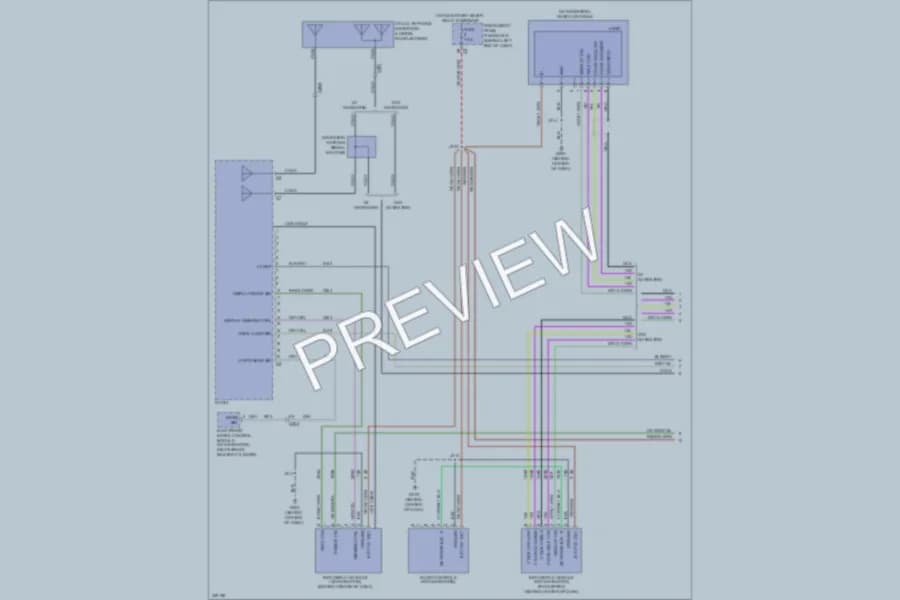 2013 Chevrolet Cruze Navigation wiring diagram preview