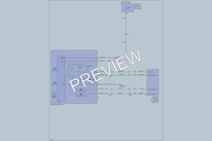 2013 Chevrolet Cruze Power Mirrors wiring diagram preview