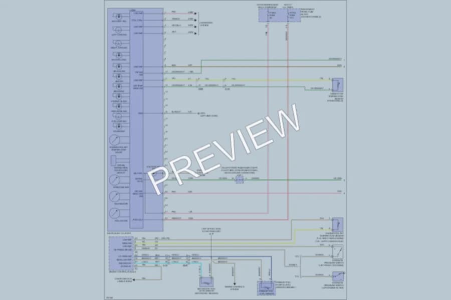 2013 Chevrolet Equinox Instrument Cluster wiring diagram preview
