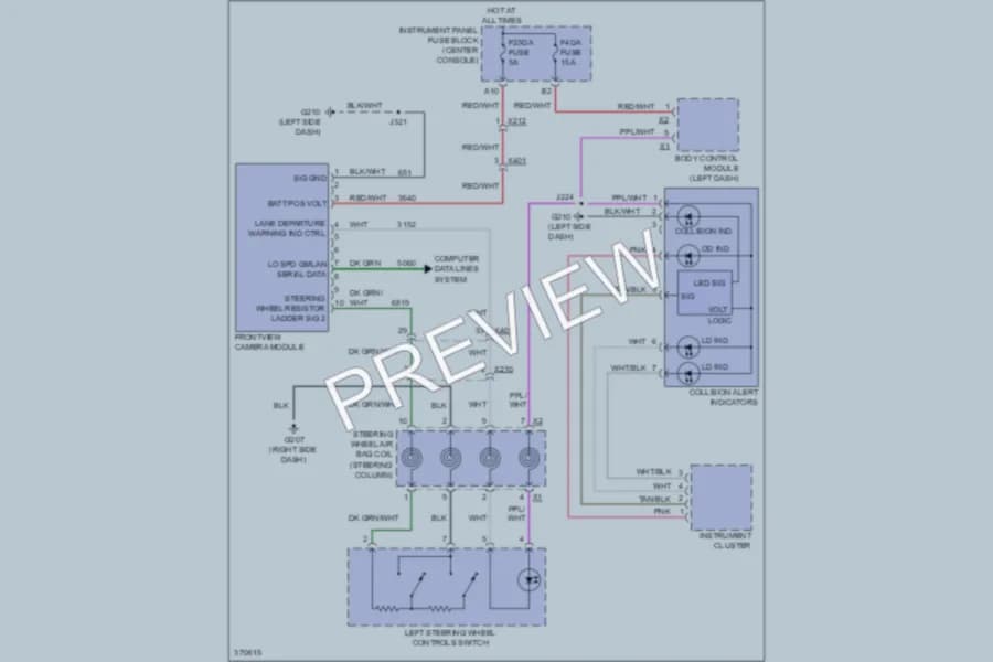 2013 Chevrolet Equinox Navigation wiring diagram preview