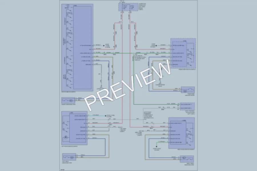 2013 Chevrolet Equinox Power Windows wiring diagram preview