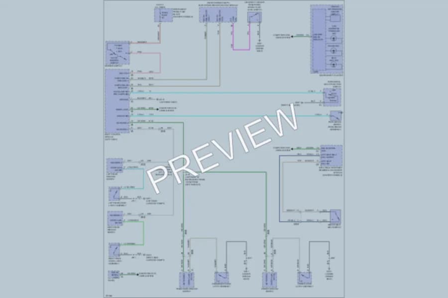2013 Chevrolet Equinox Warning Systems wiring diagram preview