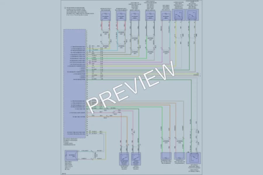 2013 Chevrolet Impala Supplemental Restraints wiring diagram preview