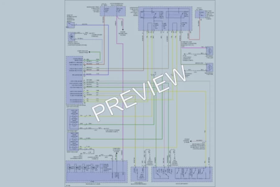 2013 Chevrolet Sonic Headlights wiring diagram preview