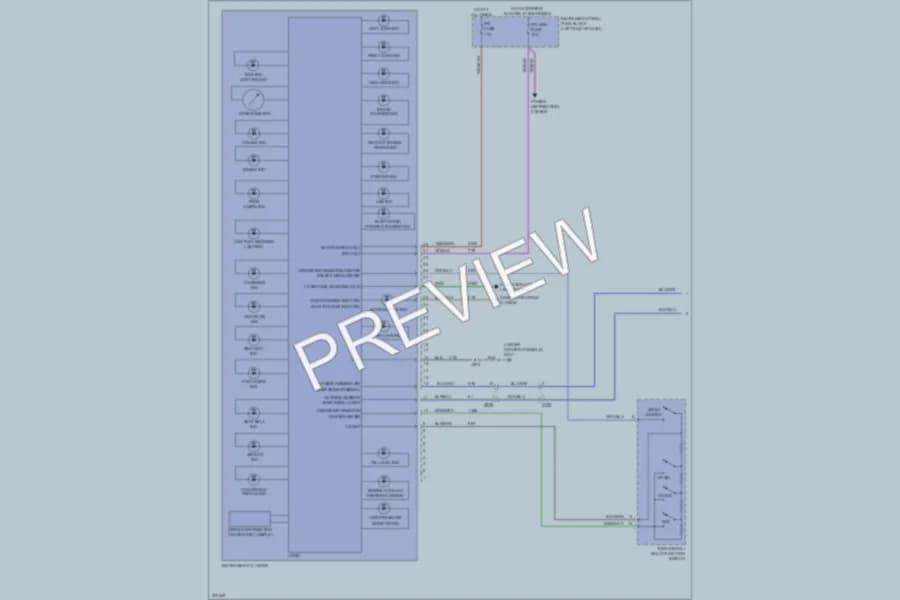 2013 Chevrolet Sonic Instrument Cluster wiring diagram preview