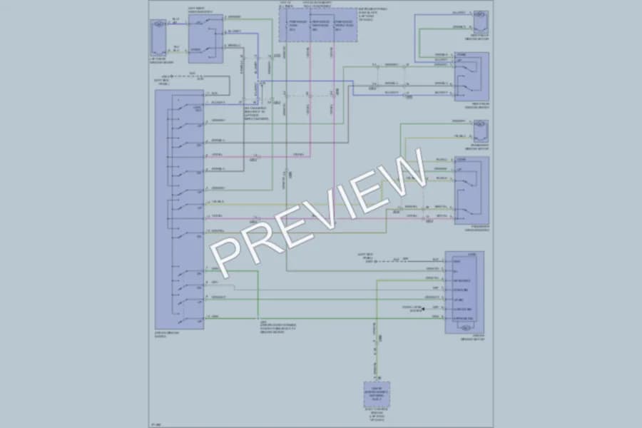2013 Chevrolet Sonic Power Windows wiring diagram preview