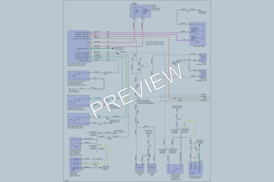 2013 Chevrolet Traverse Interior Lights wiring diagram preview