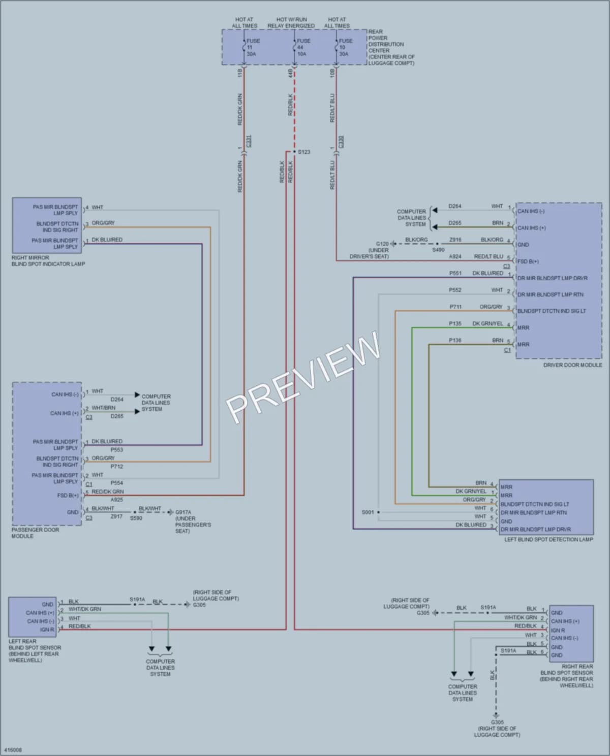 2013 Chrysler 300 Navigation wiring diagram preview