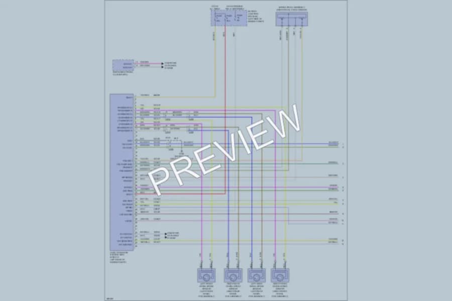 2013 Ford CMaxEnergi Anti Lock Brakes wiring diagram preview