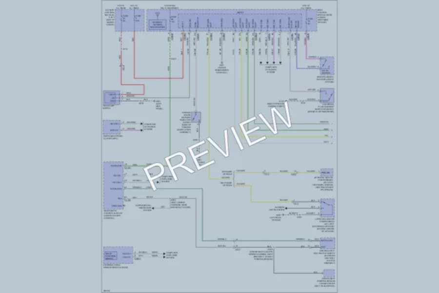 2013 Ford CMaxEnergi Warning Systems wiring diagram preview