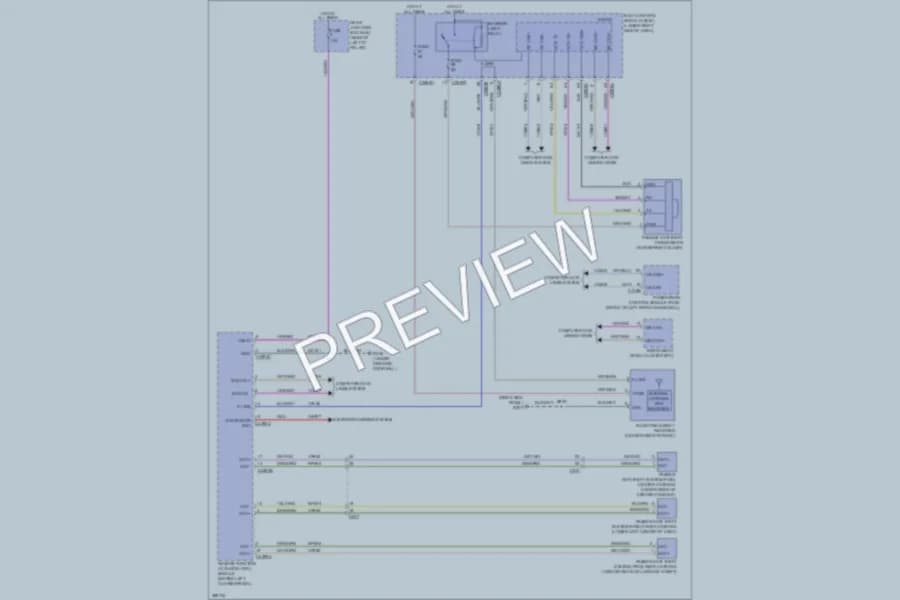 2013 Ford CMaxHybrid Anti Theft wiring diagram preview