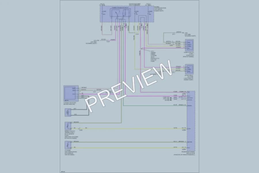 2013 Ford CMaxHybrid Cooling Fan wiring diagram preview