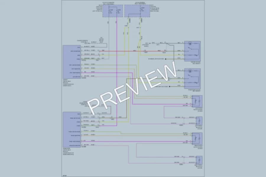 2013 Ford CMaxHybrid Power Seats wiring diagram preview
