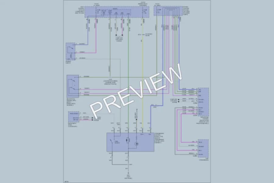 2013 Ford CMaxHybrid Shift Interlock wiring diagram preview
