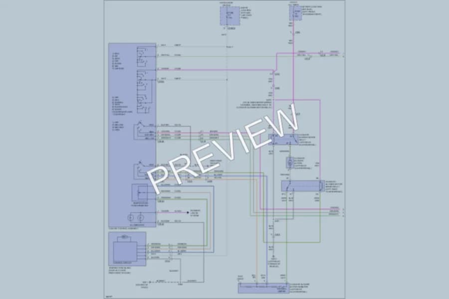 2013 Ford E150ClubWagon Air Conditioning wiring diagram preview