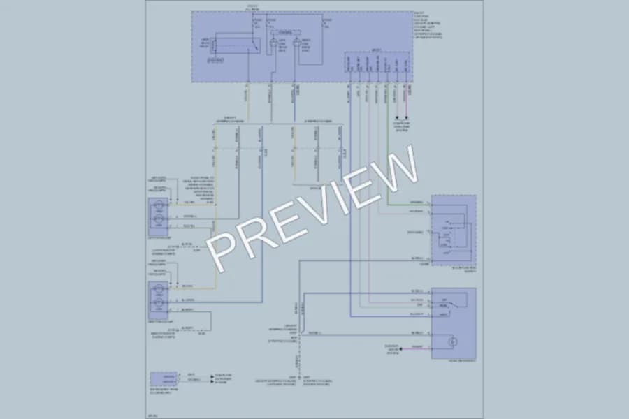 2013 Ford E150ClubWagon Headlights wiring diagram preview