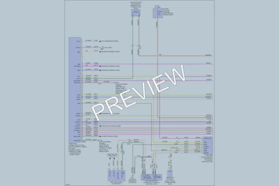 2013 Ford E150Econoline Engine Performance wiring diagram preview