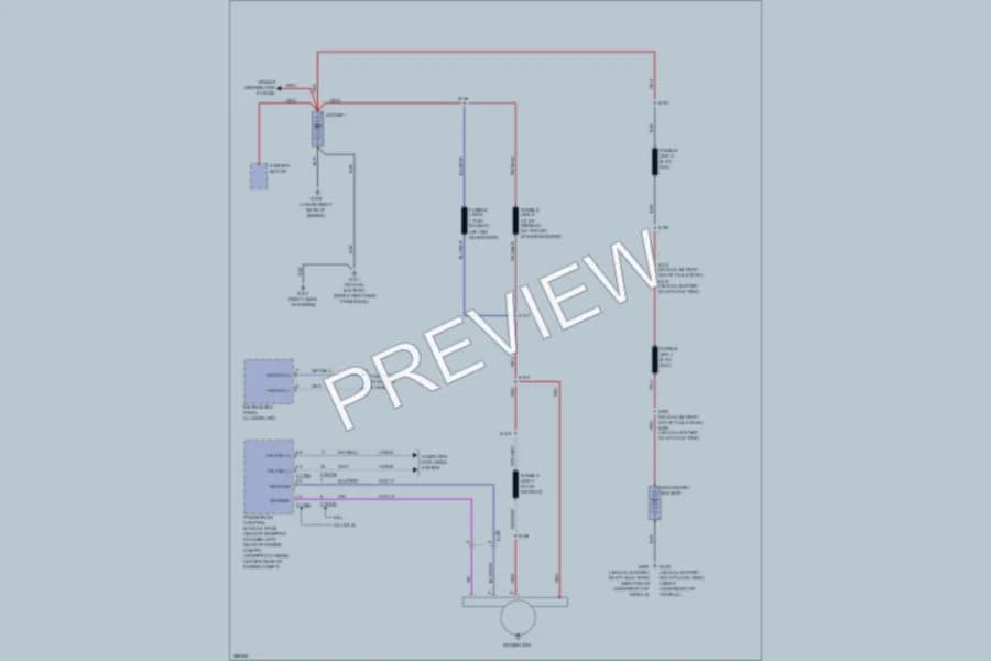 2013 Ford E150Econoline Starting Charging wiring diagram preview