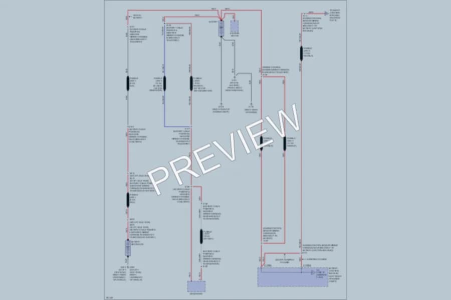 2013 Ford E250Econoline Power Distribution wiring diagram preview