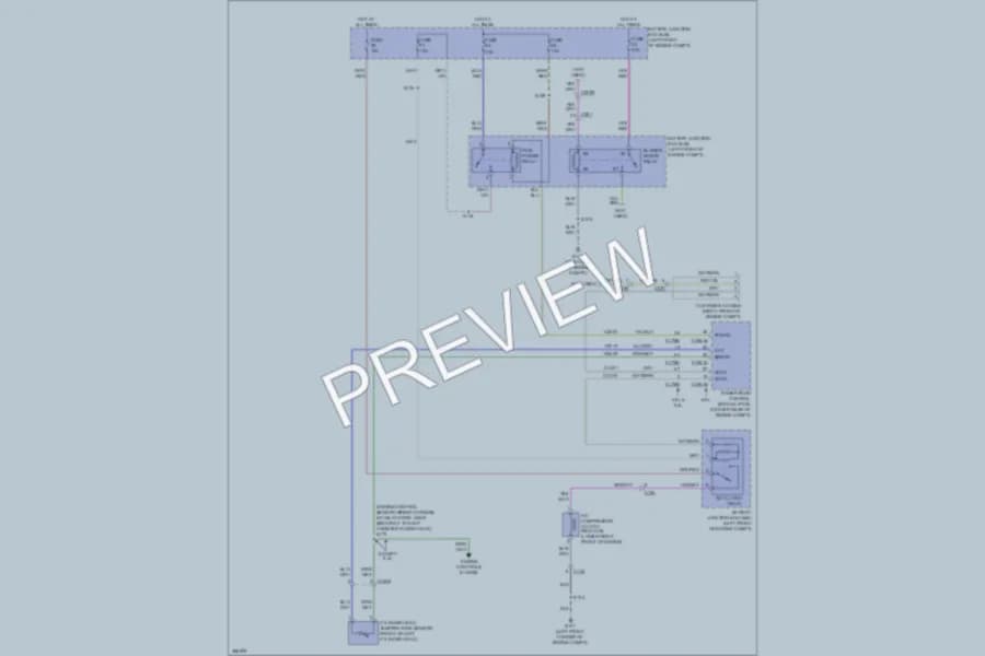 2013 Ford E350ClubWagon Air Conditioning wiring diagram preview