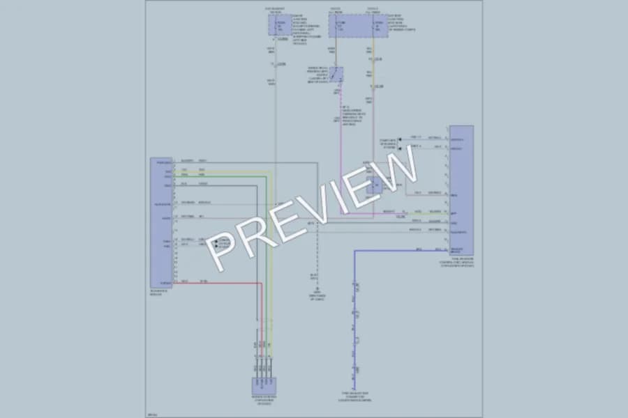2013 Ford E350ClubWagon Navigation wiring diagram preview