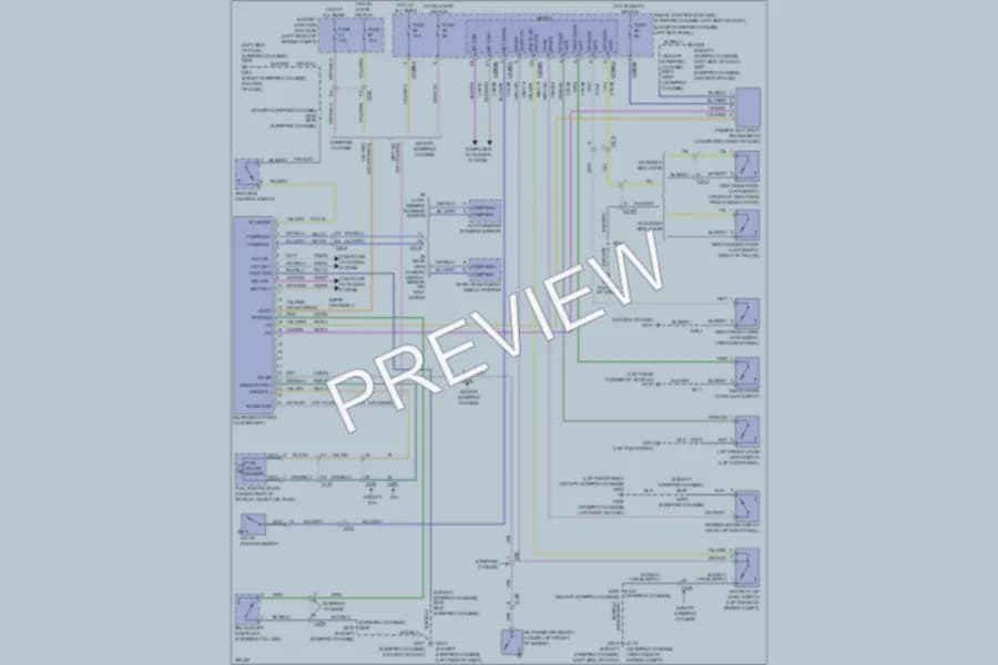 2013 Ford E450Econoline Instrument Cluster wiring diagram preview