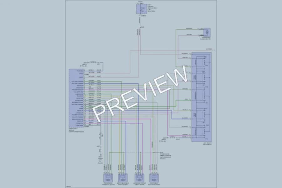 2013 Ford Edge Memory Systems wiring diagram preview