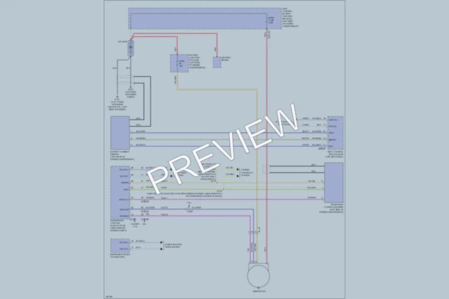 2013 Ford Edge Starting Charging wiring diagram preview
