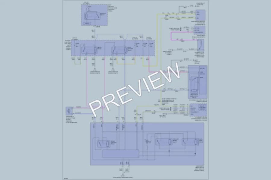 2013 Ford Edge Wiper Washer wiring diagram preview