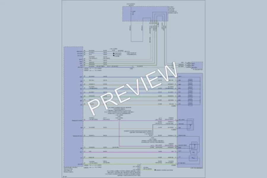2013 Ford Escape Transmission wiring diagram preview