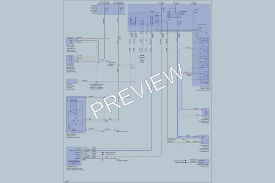 2013 Ford Escape Wiper Washer wiring diagram preview