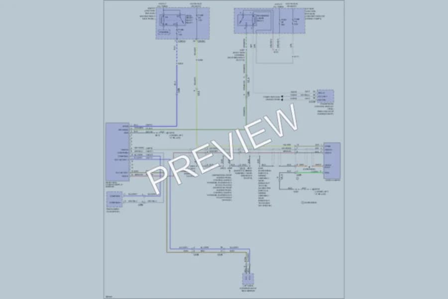 2013 Ford ExpeditionEL Power Mirrors wiring diagram preview