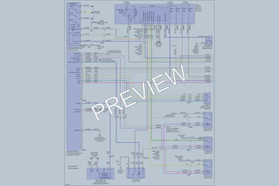 2013 Ford Explorer Anti Theft wiring diagram preview
