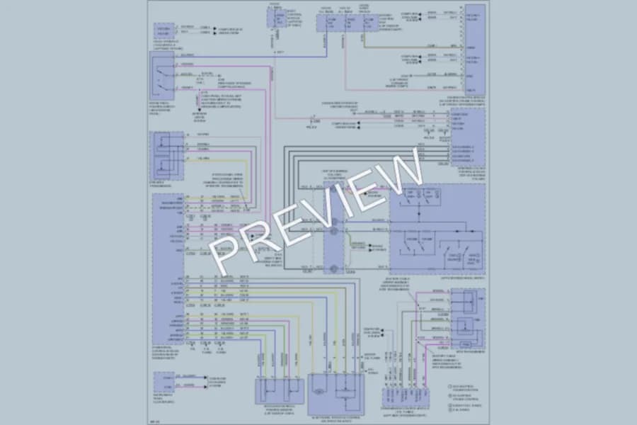2013 Ford Explorer Cruise Control wiring diagram preview