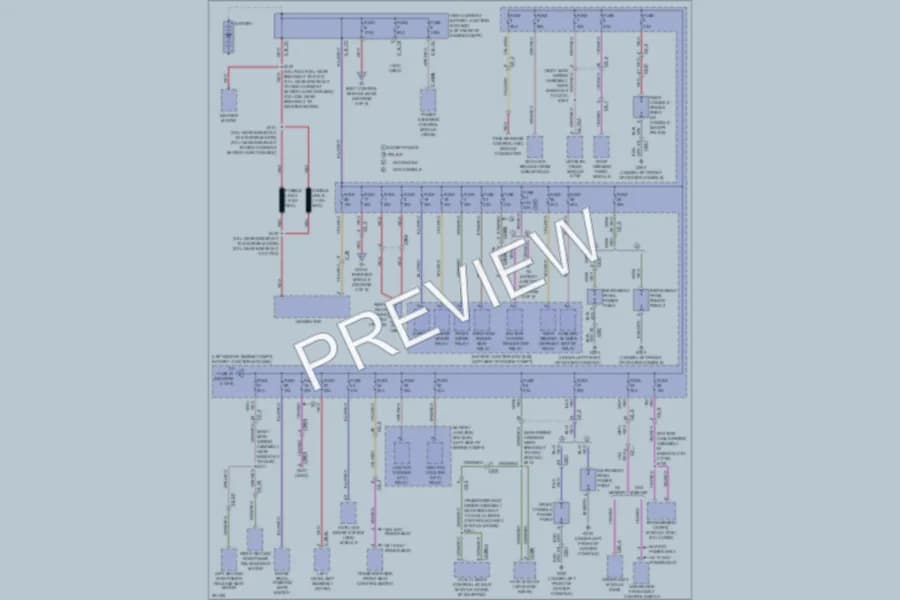 2013 Ford Explorer Power Distribution wiring diagram preview
