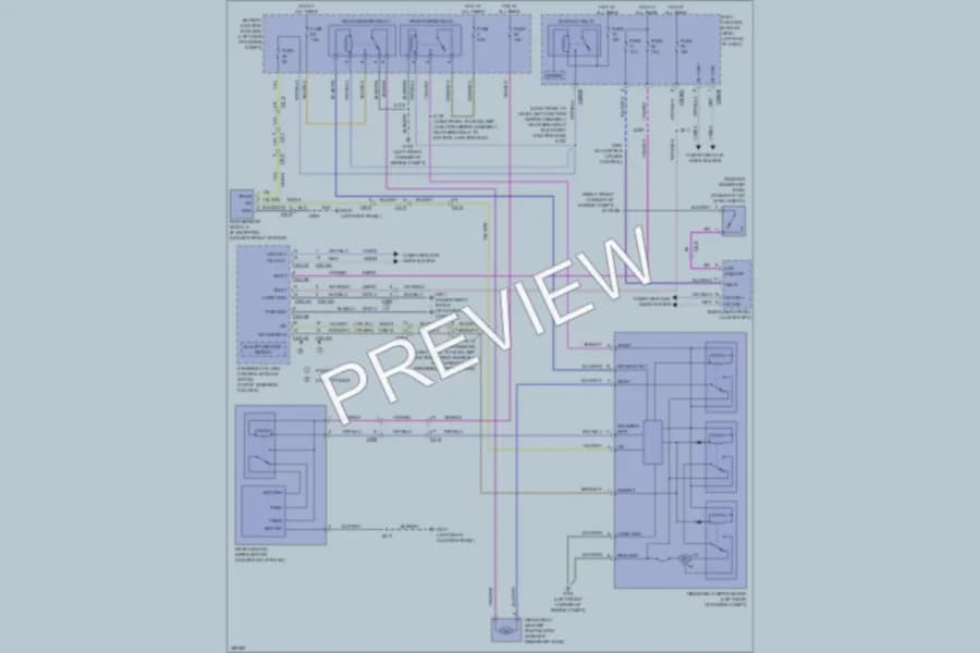 2013 Ford Explorer Wiper Washer wiring diagram preview
