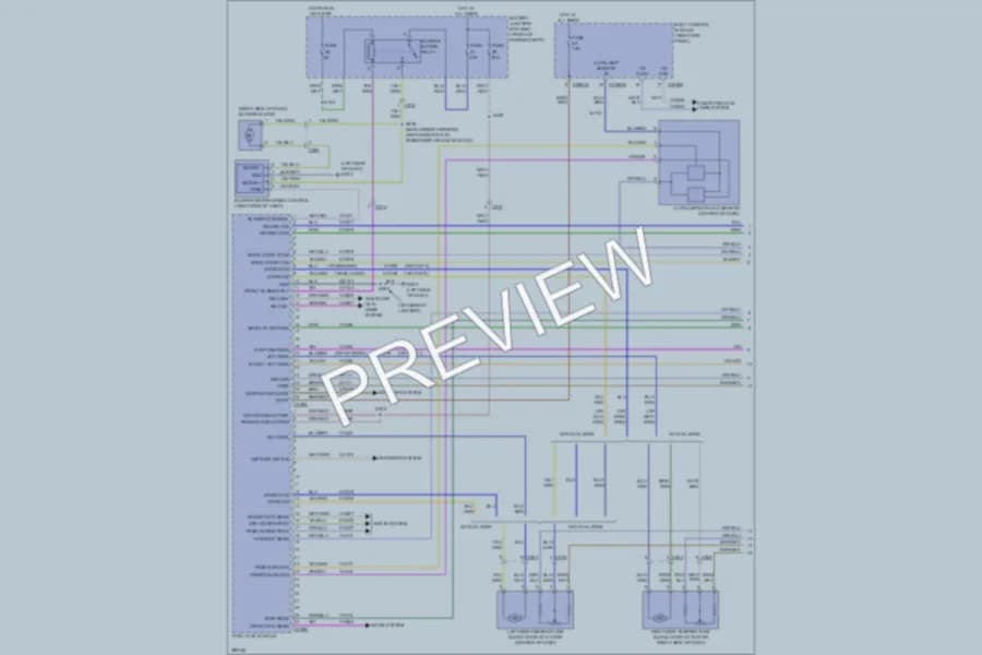 2013 Ford F150Pickup Air Conditioning wiring diagram preview