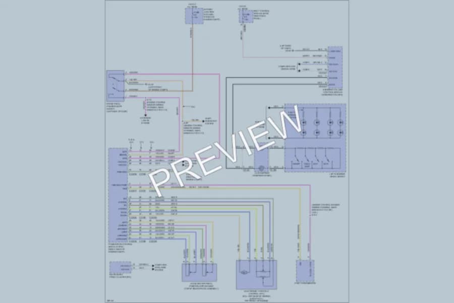 2013 Ford F150Pickup Cruise Control wiring diagram preview