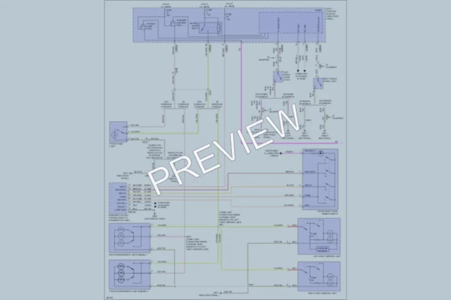 2013 Ford F150Pickup Interior Lights wiring diagram preview