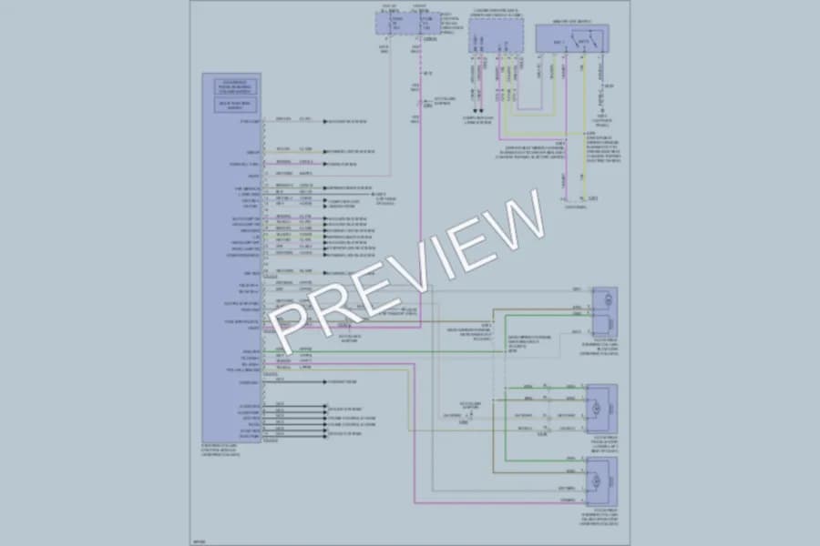 2013 Ford F150Pickup Memory Systems wiring diagram preview