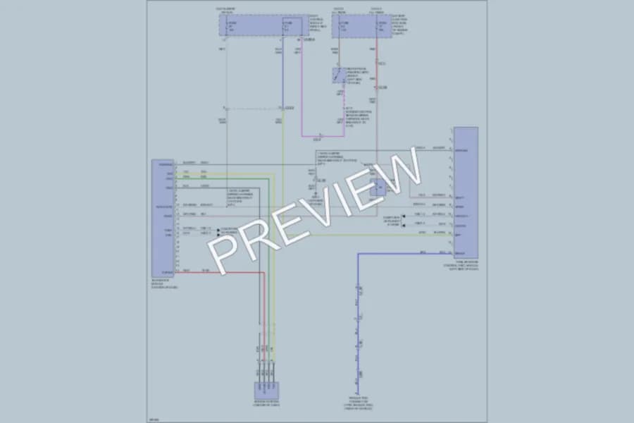 2013 Ford F150Pickup Navigation wiring diagram preview