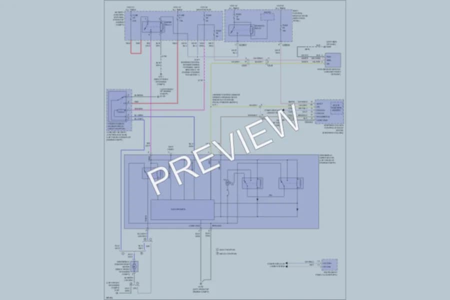 2013 Ford F150Pickup Wiper Washer wiring diagram preview