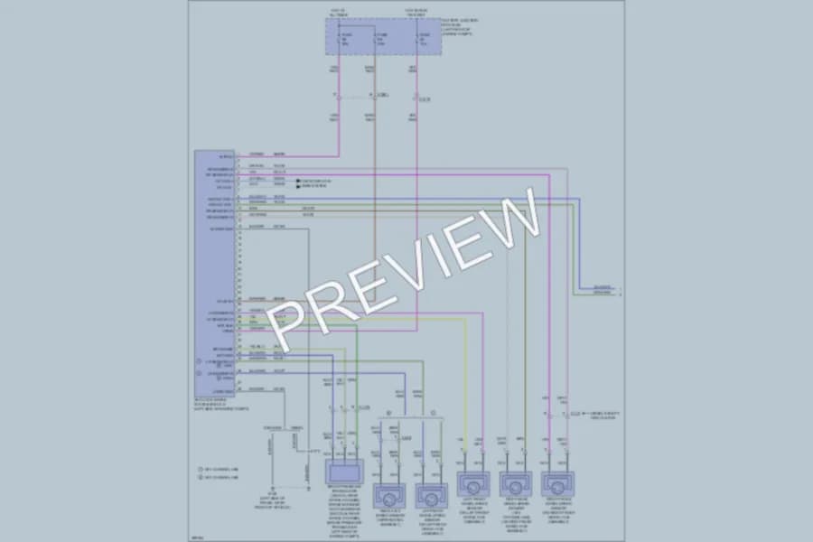 2013 Ford F350Pickup Anti Lock Brakes wiring diagram preview