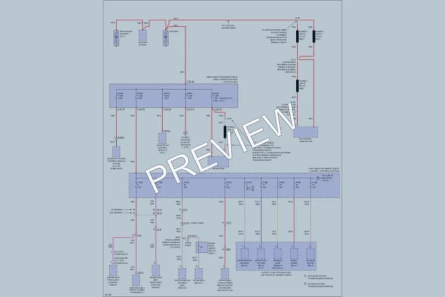 2013 Ford F350Pickup Power Distribution wiring diagram preview