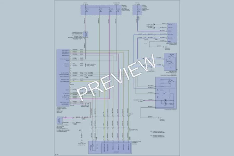 2013 Ford F350Pickup Transmission wiring diagram preview